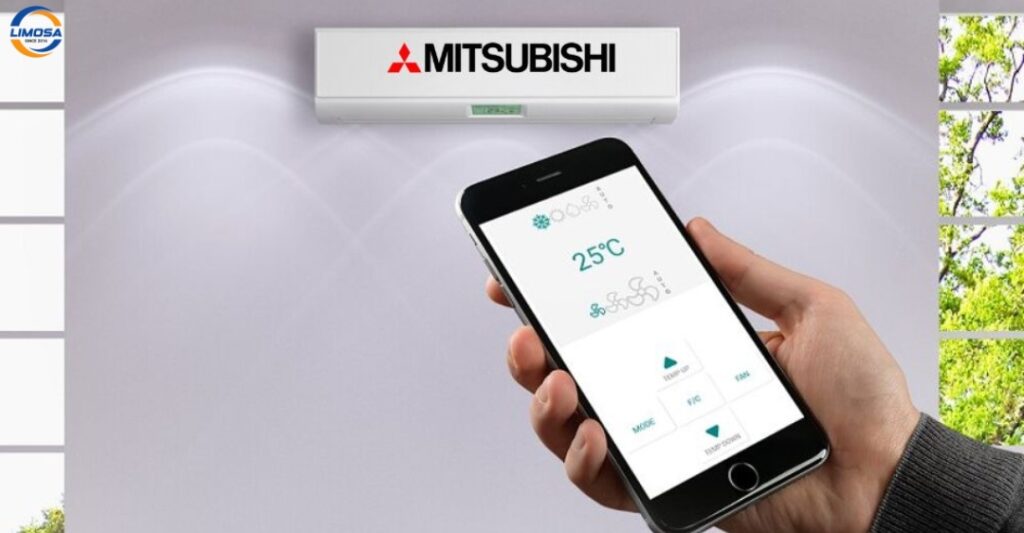 Bật máy lạnh Mitsubishi không cần remote bằng ứng dụng trên điện thoại