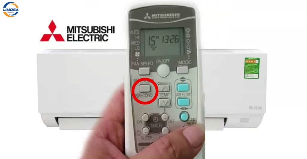 Chế độ ECONO tiết kiệm điện trên máy lạnh Mitsubishi