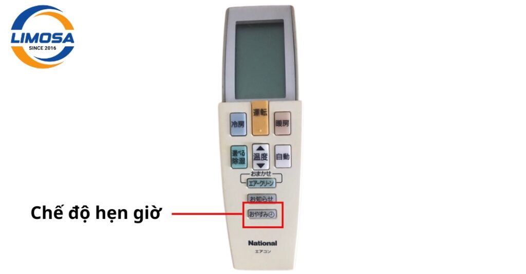 Điều chỉnh chế độ hẹn giờ điều hòa National