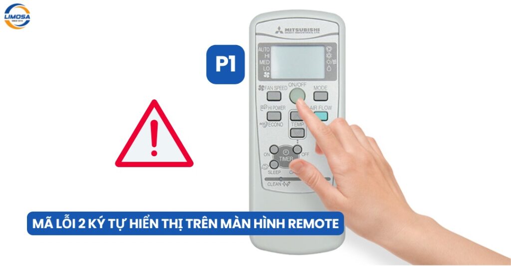 Mã lỗi 2 ký tự hiển thị trên màn hình remote