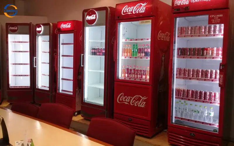 Các loại tủ mát Coca Cola