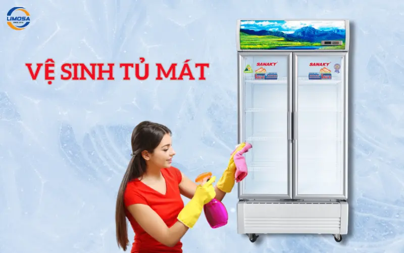 Cách vệ sinh tủ mát Sanaky chuẩn