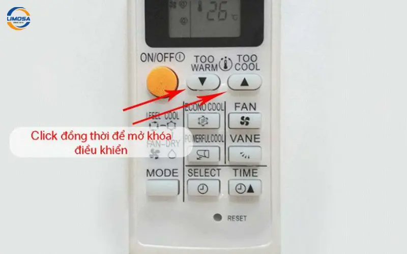 Mở khóa bằng tổ hợp phím nhanh