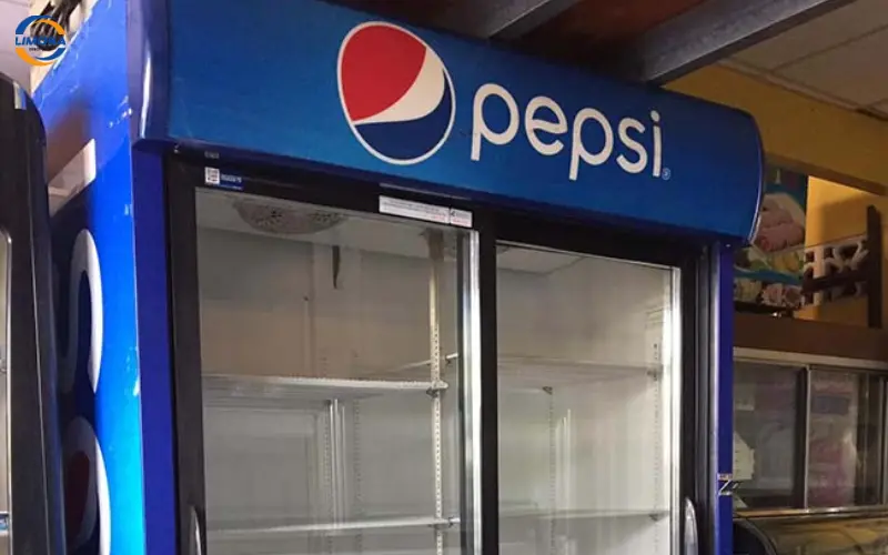 Tủ mát Pepsi sử dụng đèn LED