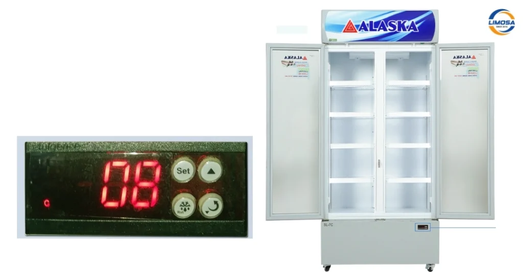 Cách cài đặt nhiệt độ tủ mát Alaska 2 – 3 cánh điều khiển điện tử
