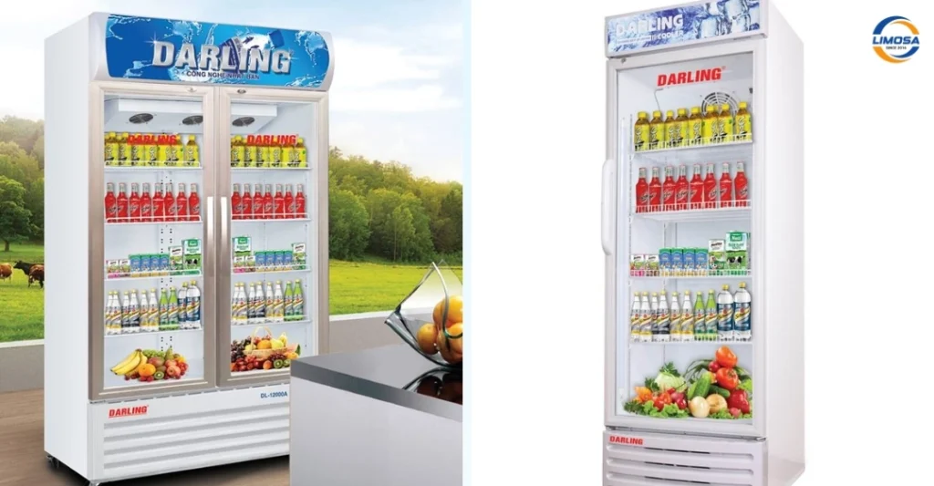 Cách sắp xếp thực phẩm tủ mát Darling