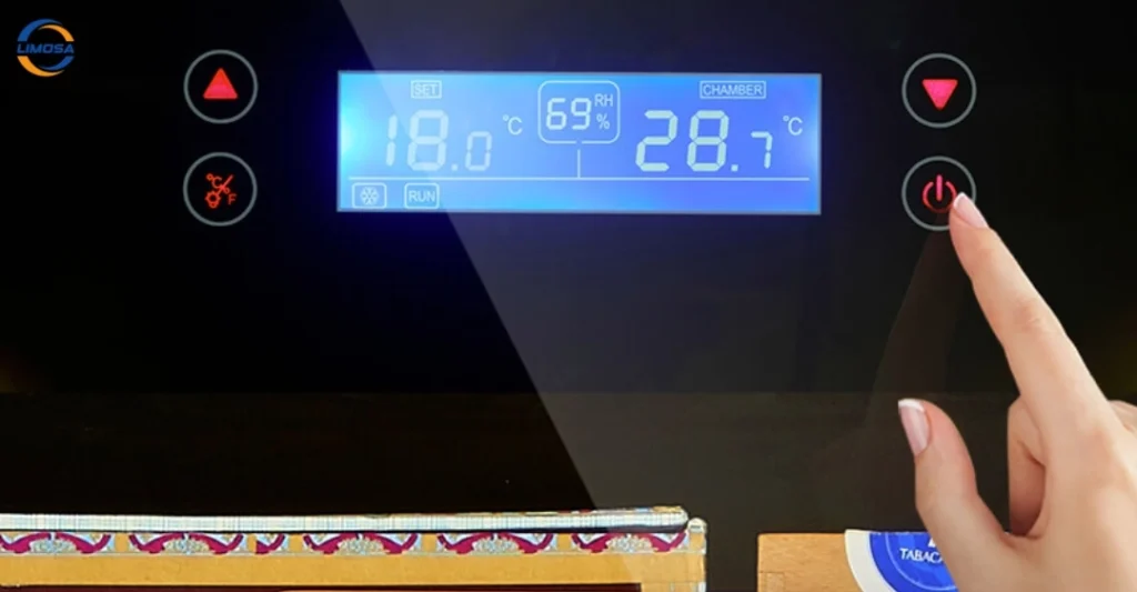 Cài đặt nhiệt độ và độ ẩm lý tưởng cho tủ bảo quản cigar