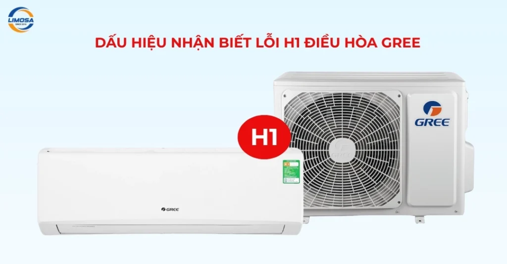 Dấu hiệu nhận biết lỗi H1 điều hòa Gree