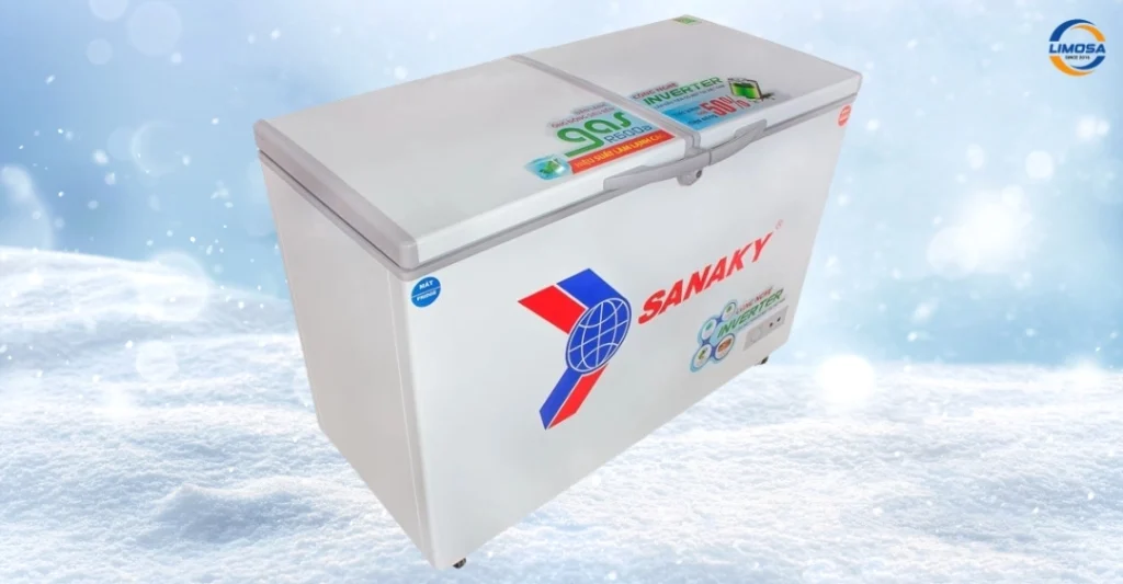 Dấu hiệu nhận biết lỗi chớp đèn 8 lần trên tủ đông Sanaky Inverter