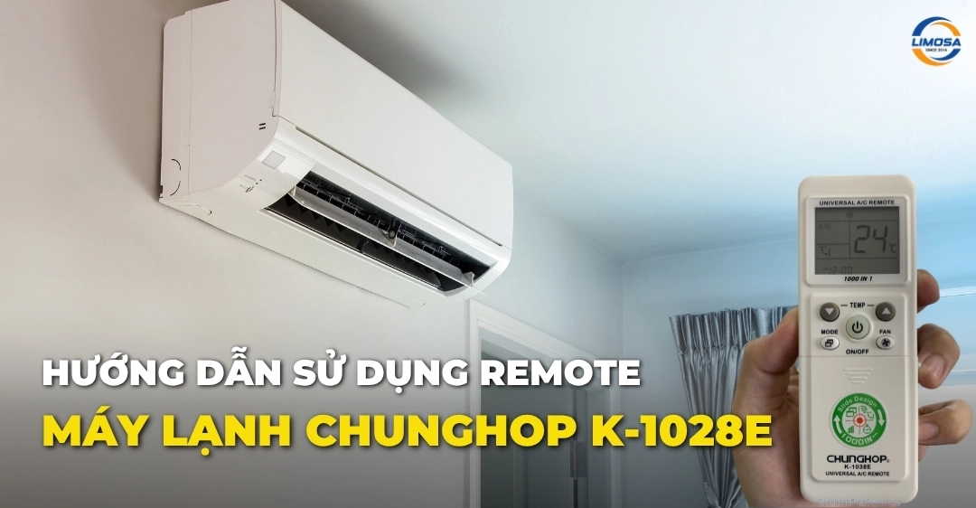 Hướng dẫn sử dụng remote máy lạnh Chunghop K-1028E chuẩn Hướng dẫn sử dụng remote máy lạnh Chunghop K-1028E