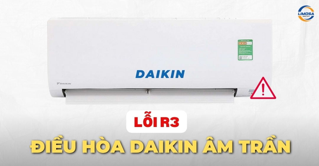Lỗi R3 điều hòa Daikin âm trần