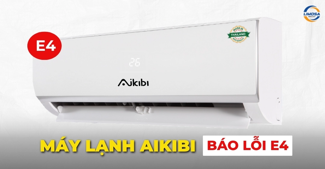 Máy lạnh Aikibi báo lỗi E4