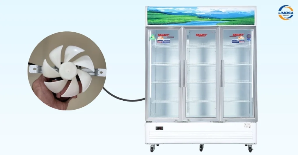 Sự cố quạt dàn lạnh tủ mát