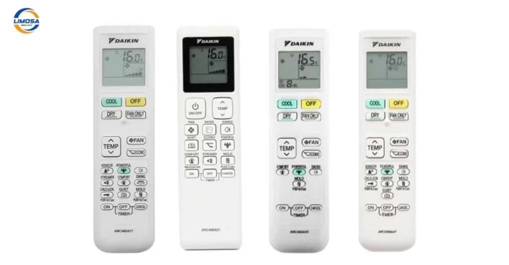 Tính năng hiện đại trên các dòng điều khiển Daikin mới nhất