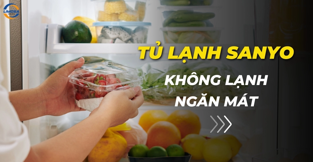 Tủ lạnh Sanyo không lạnh ngăn mát? Cách khắc phục hiệu quả Tủ lạnh Sanyo không lạnh ngăn mát