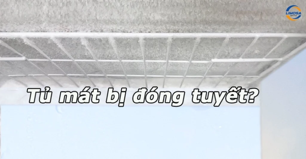 Tủ mát Sanaky bị đóng tuyết