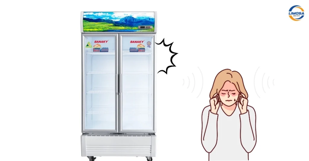Tủ mát Sanaky phát ra tiếng ồn lớn khi hoạt động