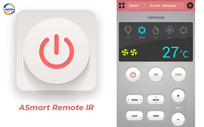 App điện thoại thay thế remote không điều hòa LG