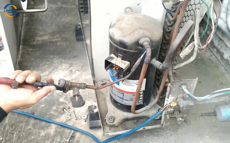 Điều hòa Trane báo lỗi EC do hở van gas hoặc rò rỉ gas