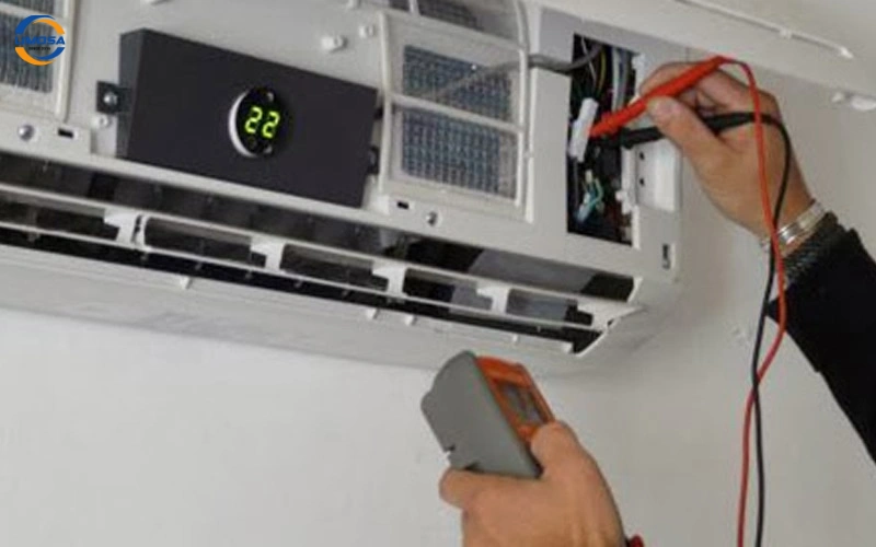 Điều hòa thiếu gas hoặc hết gas