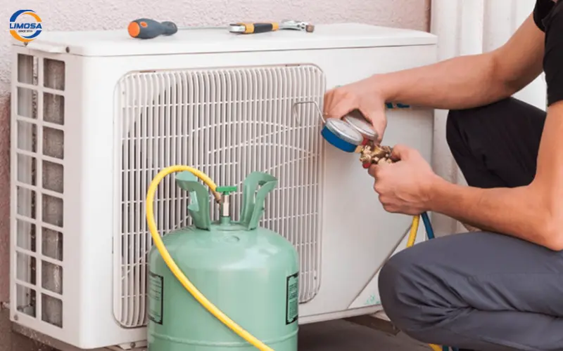 Điều hòa thiếu hoặc hết gas lạnh