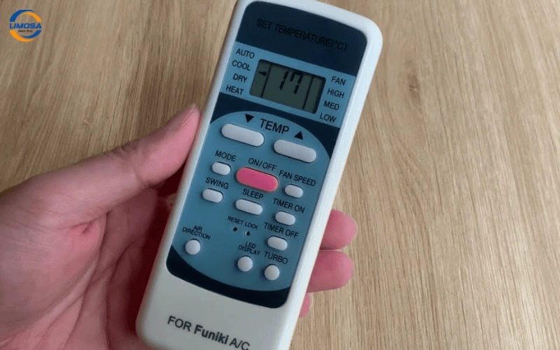 Khởi động lại điều hòa funiki