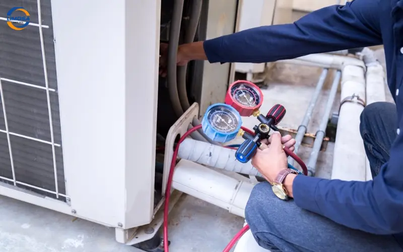 Kiểm tra và bổ sung gas nếu thiếu