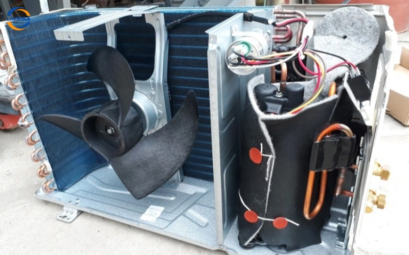 Quạt gió dàn lạnh hoặc dàn nóng bị hỏng hoặc không hoạt động