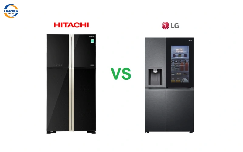 Tủ lạnh Hitachi và LG