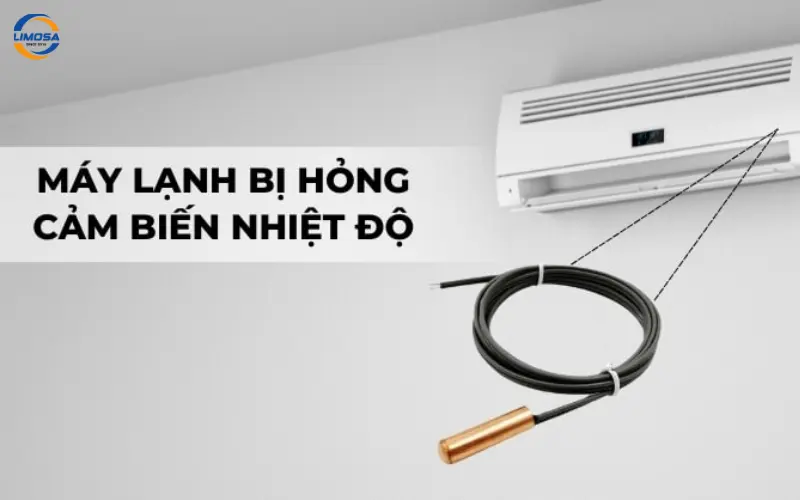 Tủ lạnh Panasonic báo lỗi U10 do cảm biến nhiệt độ bị hỏng hoặc hoạt động sai