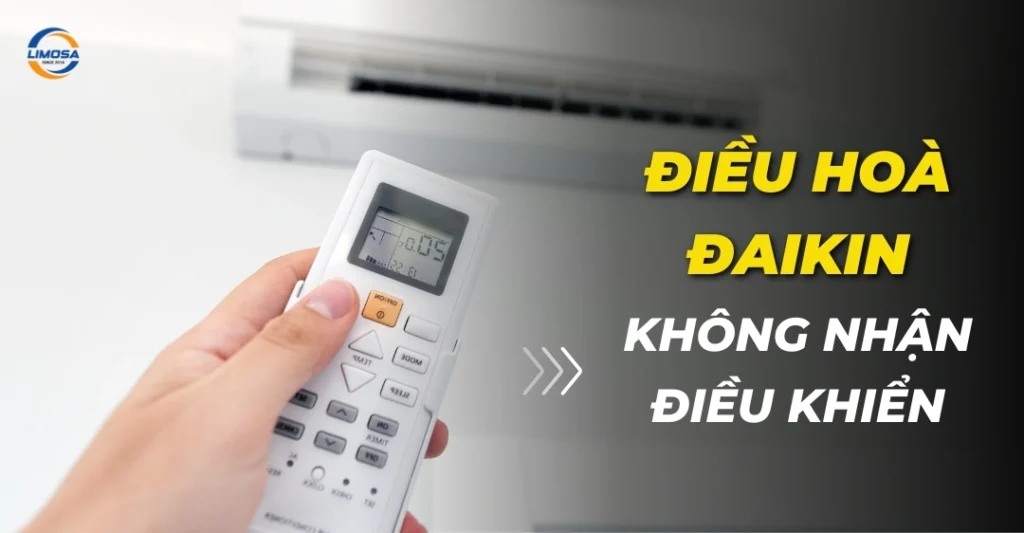 Điều hòa Daikin không nhận điều khiển