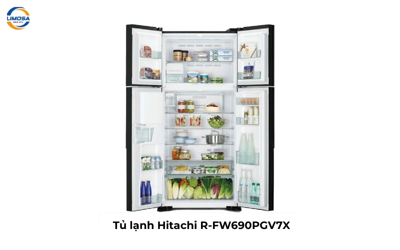 Cách sử dụng tủ lạnh Hitachi R-FW690PGV7X