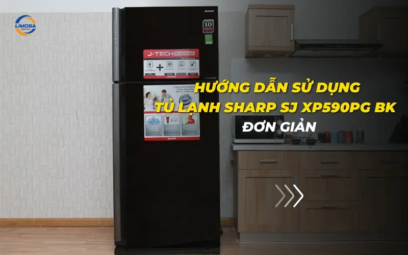 Hướng dẫn sử dụng tủ lạnh Sharp SJ XP590PG BK