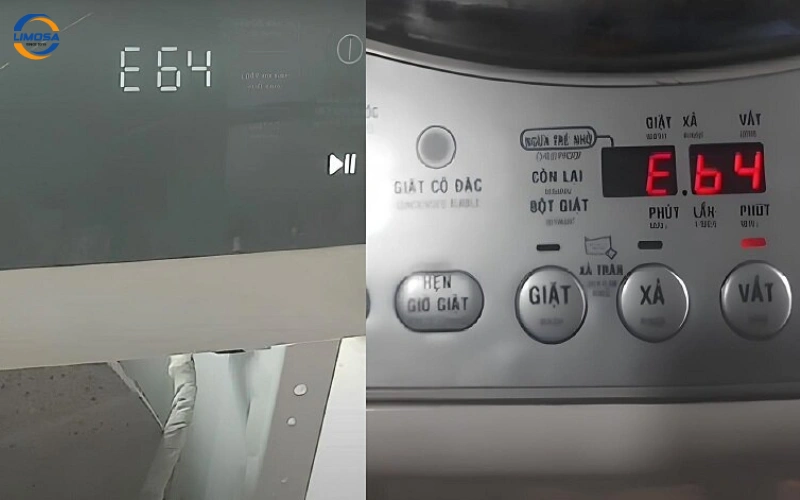 Lỗi E64 trên máy giặt Casper là gì?