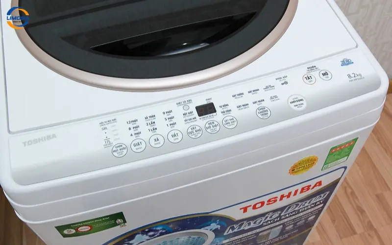 Dấu hiệu nhận biết máy giặt Toshiba cửa ngang báo lỗi E12