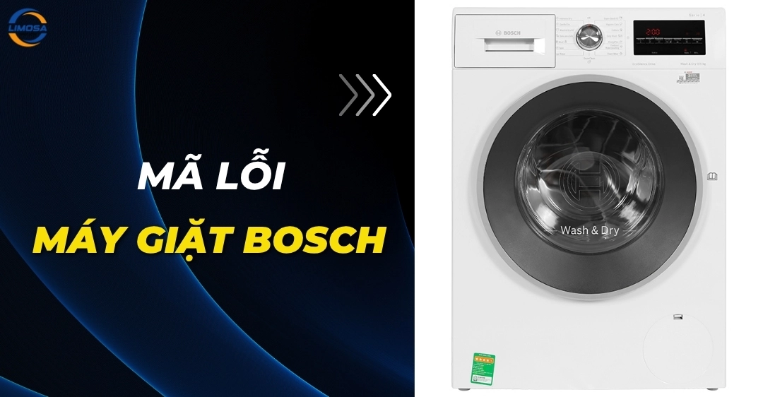 Mã lỗi máy giặt Bosch