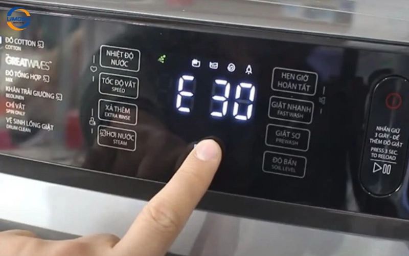 Máy giặt Casper báo lỗi E30 là gì?