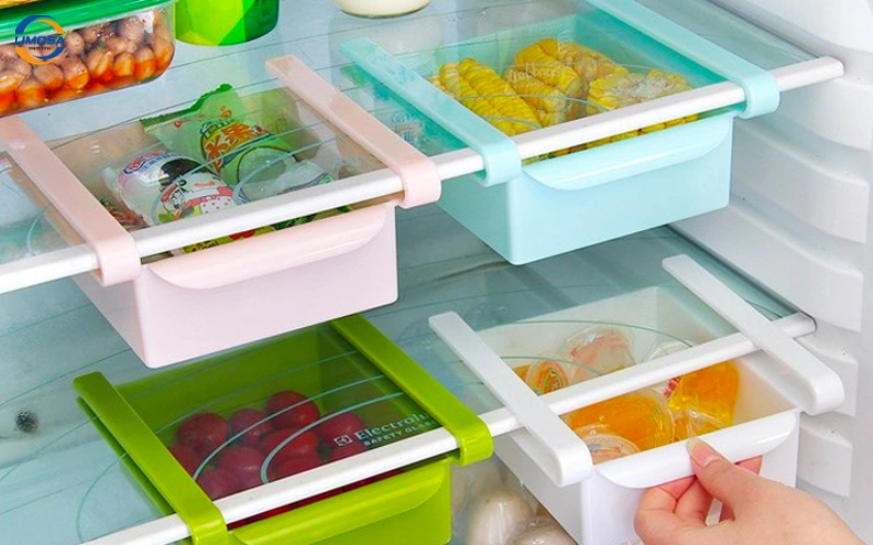 Sắp xếp thực phẩm theo từng ngăn