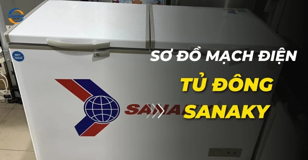 Sơ đồ mạch điện tủ đông Sanaky