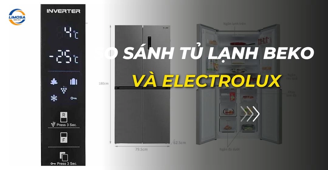 So sánh tủ lạnh Beko và Electrolux: Lựa chọn tủ lạnh nào tốt so sánh tủ lạnh beko và electrolux