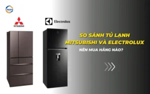 So sánh tủ lạnh Mitsubishi và Electrolux