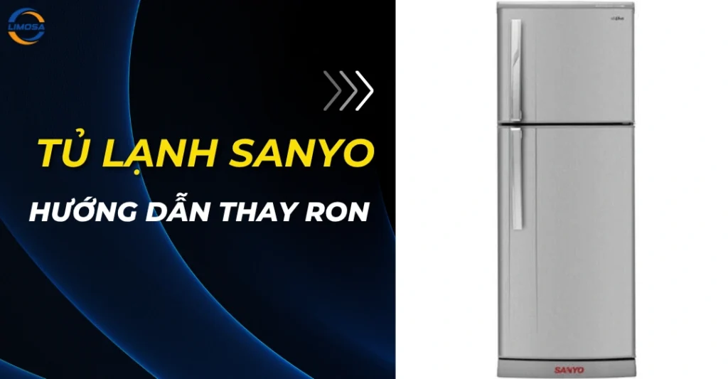 Thay ron tủ lạnh Sanyo