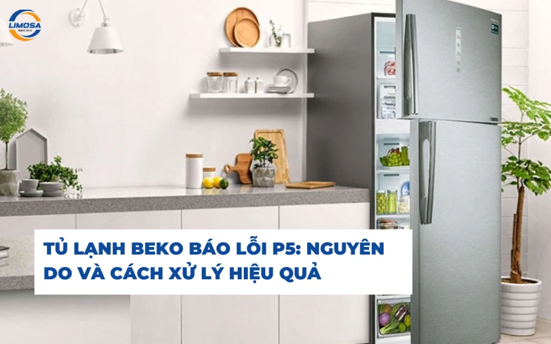 Tủ lạnh Beko báo lỗi P5: Nguyên do và cách xử lý hiệu quả