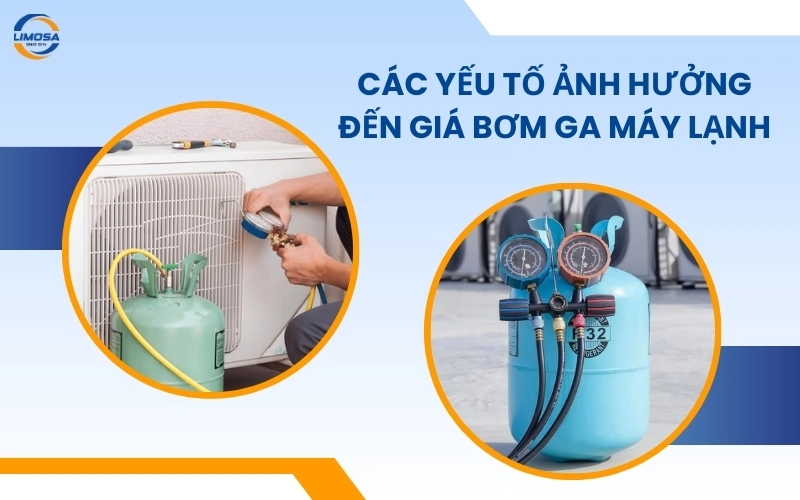 Các yếu tố ảnh hưởng đến giá bơm ga máy lạnh