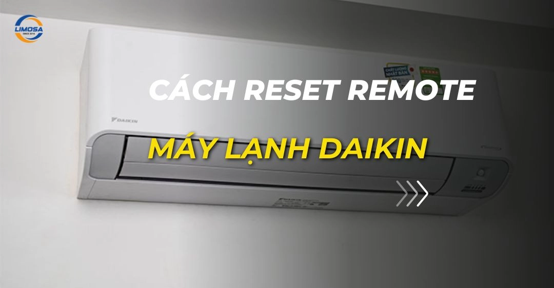 cách reset remote máy lạnh daikin