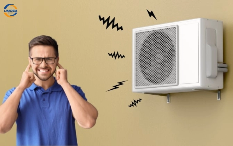 Cục nóng máy lạnh kêu to