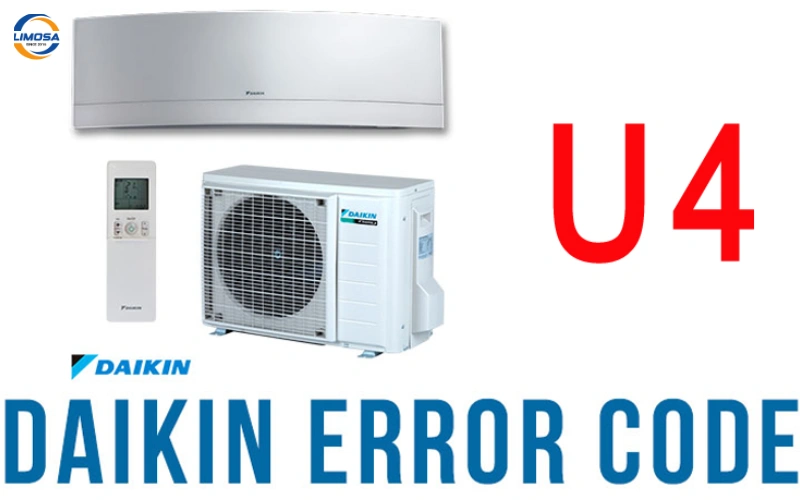 Dấu hiệu nhận biết lỗi U4 trên máy lạnh Daikin