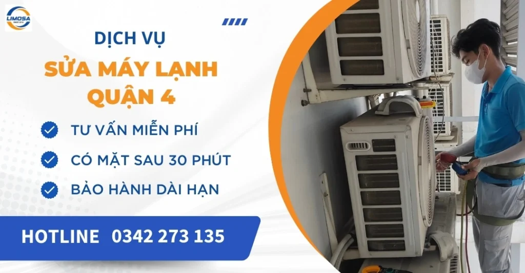 Dịch vụ sửa máy lạnh quận 4