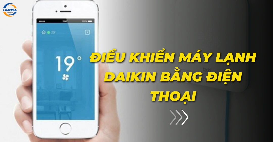 Điều khiển máy lạnh Daikin bằng điện thoại dễ và nhanh chóng Điều khiển máy lạnh Daikin bằng điện thoại