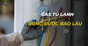 Gas tủ lạnh dùng được bao lâu